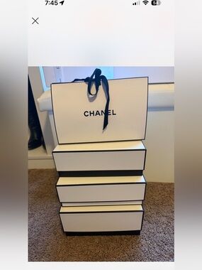 Chanel boxes
